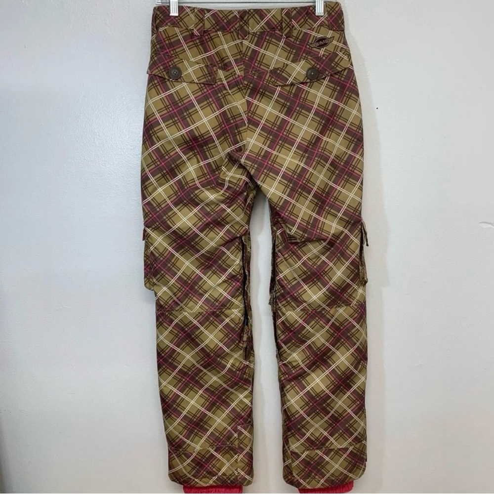 Plaid Women Snowboard Pants